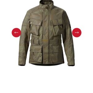 Triumph Green Camo Motorcycle Jacket